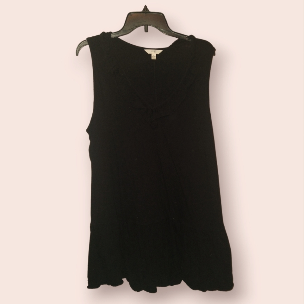 1X Terra & Sky peplum ruffle top